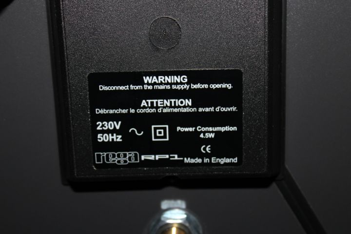 660180-5 Vinyl player Rega Rp 1