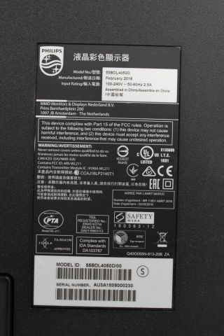 661097-5 TV Philips 55BDL4050D - 18 incl. wall mount