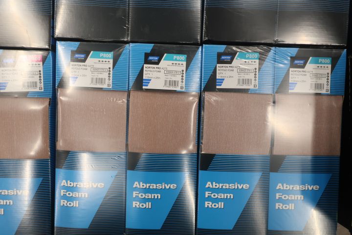 669860-2 Assortment with Norton PRO 275 Rotolo foam