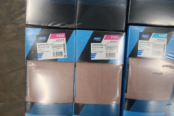 669860-3 Assortment with Norton PRO 275 Rotolo foam