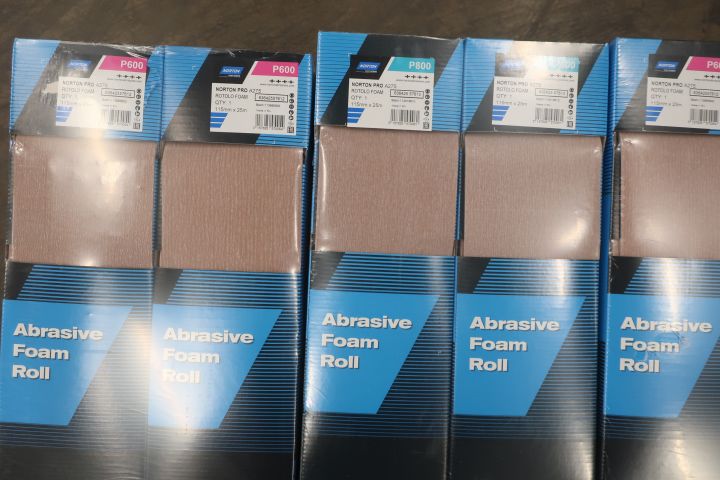 669860-4 Assortment with Norton PRO 275 Rotolo foam