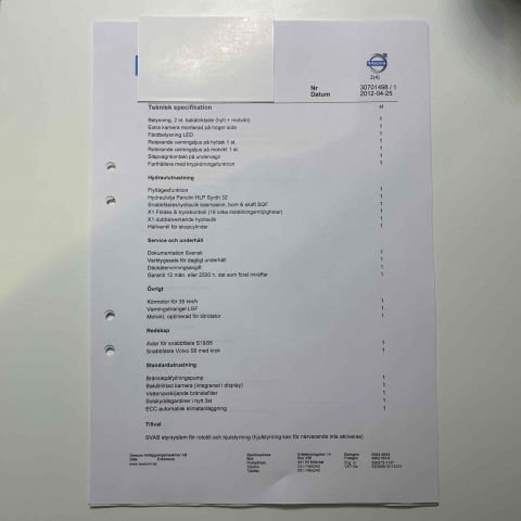 656181-75 Wheeled excavator Volvo EW 160D -12