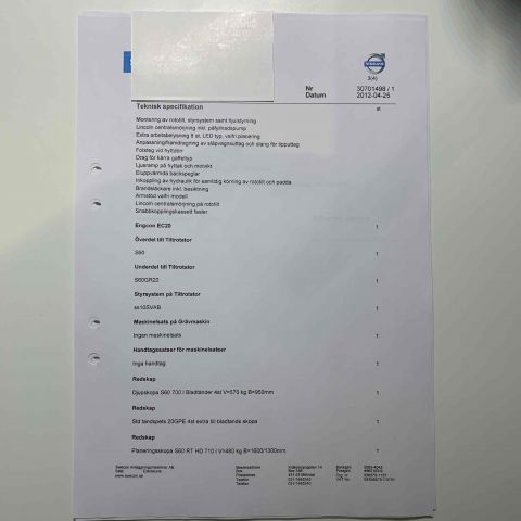 656181-76 Wheeled excavator Volvo EW 160D -12