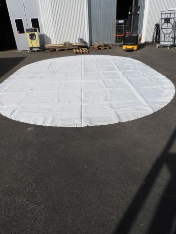 670293-2 Sail roof 7,20x5,20 Oval (Shipping Available via Submitter)