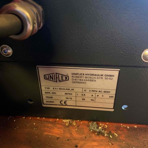 656190-9 Uniflex S31 Hydraulic Hose Press
