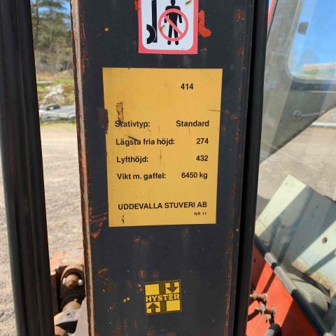 656191-10 Hyster Challenger 80 Forklift