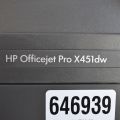 646939-3 Printer - HP Officejet Pro X451dw