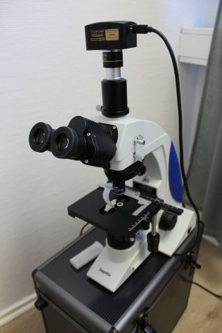 666294-3 Sagitta Microscope with Toupcam digital camera