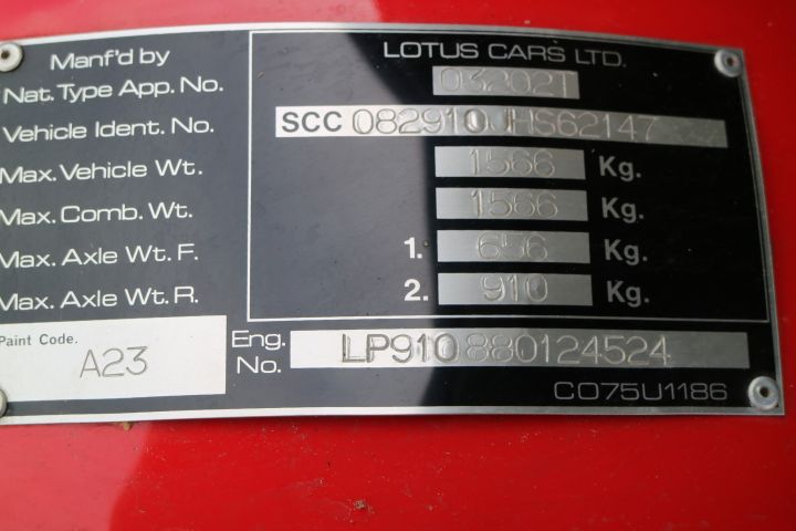 649090-51 Lotus Esprit Turbo 1988