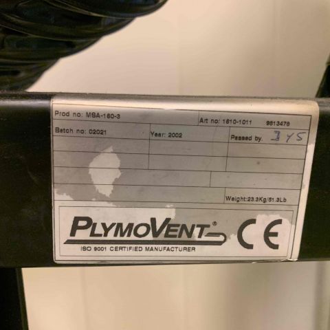 669312-5 Extractor arm Plymovent MSA 160-3