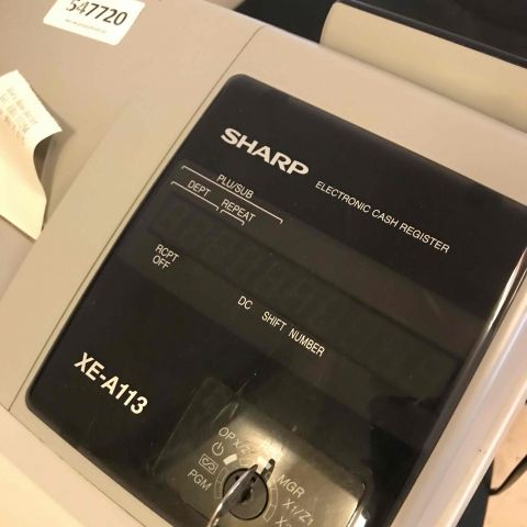 547720-2 Kassaregister Sharp XE-A113