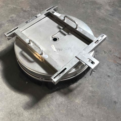 547757-2 Taktvätt i rostfritt stål Mosmatic, ej komplett