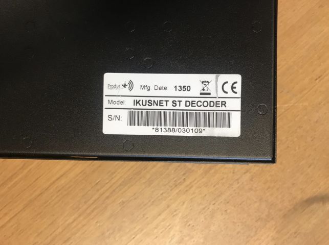 673273-13 Prodys iKusnet Portable Encoder and Decoder