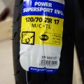 673473-2 6 pcs MC tires Michelin Pilot Power Supersport EVO 120/70 ZR 17