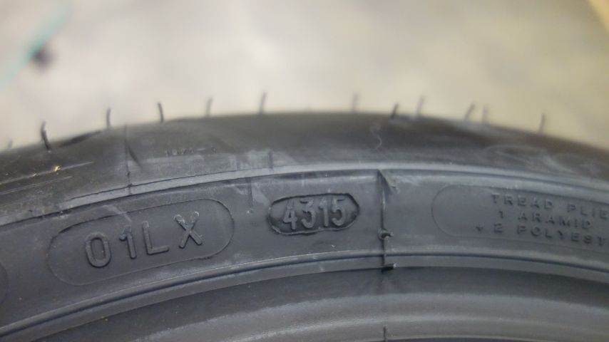 673473-7 6 pcs MC tires Michelin Pilot Power Supersport EVO 120/70 ZR 17