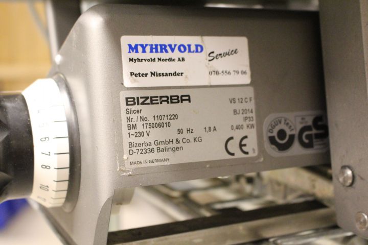 670924-9 Cutting Machine - Bizerba VS 12 F