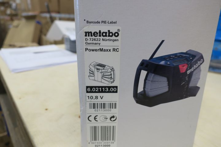 673575-3 Construction Radio Metabo PowerMaxx RC 12