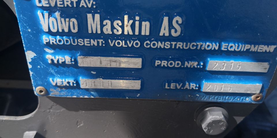 674351-10 Bandgrävmaskin Volvo EC18D (1105h) - 2016