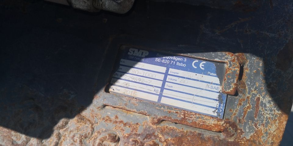 674351-12 Bandgrävmaskin Volvo EC18D (1105h) - 2016