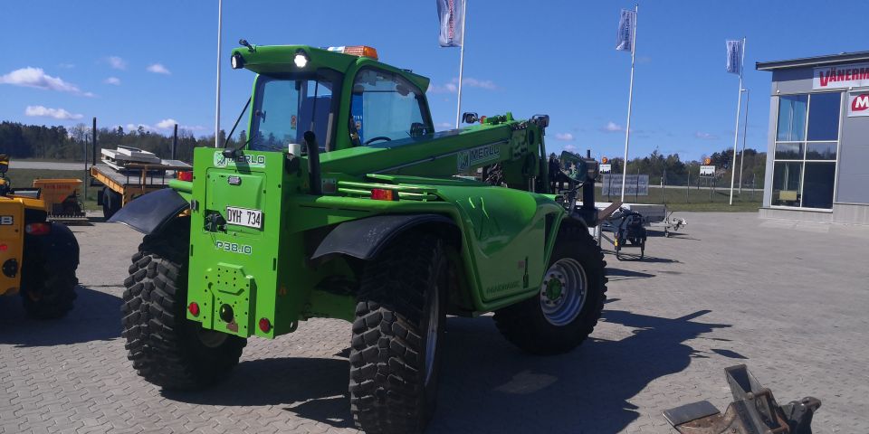 674352-5 Telescopic handlers Merlo F 28 TD with basket & forks (3880h) - 2013