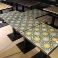 670885-2 4 Coffee table with mosaic tiles