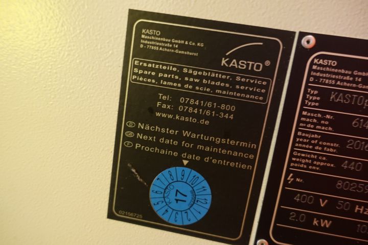 674959-6 Band saw Kasto practical E2