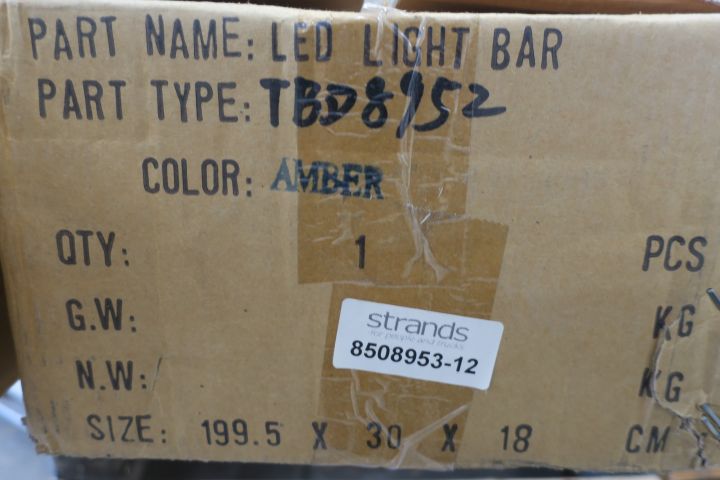 673617-2 Flashlight ramp TBD8952 12-24V Amber 1880mm