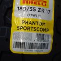 675414-2 MC-Däck Pirelli Phantom Sportscomp 180/55 ZR 17