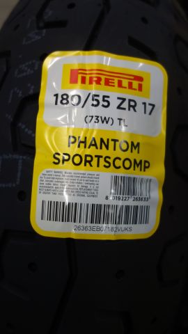 675414-2 MC-Däck Pirelli Phantom Sportscomp 180/55 ZR 17