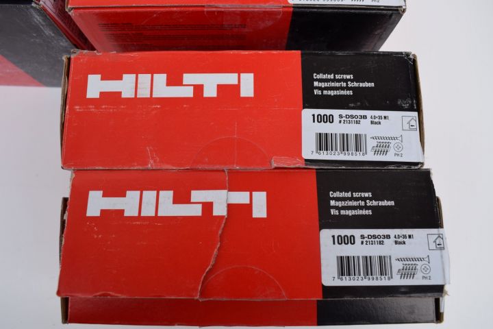632721-3 10 card Hilti fastened screw
