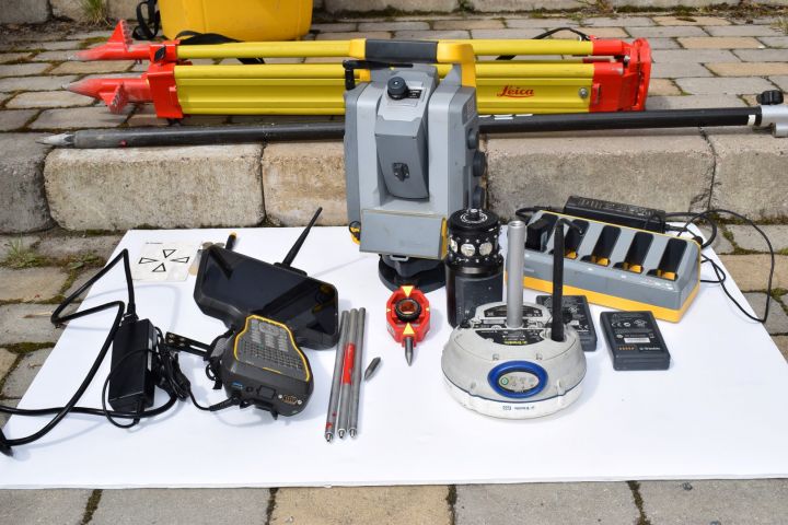 632731-2 Total station Trimble S 6, kpl with PDA, GPS, prisms and tripod etc.