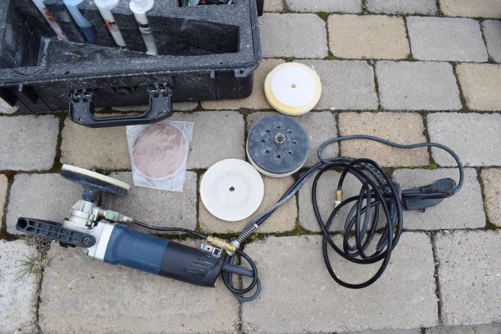 632736-7 Water grinding / polishing machine Scratch Hog-Wet