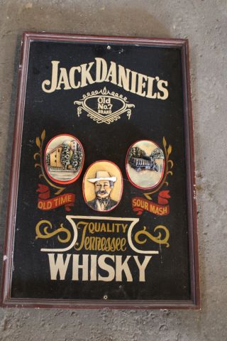 666506-1 Wooden board with Jack Daniels motif (46x71 cm)