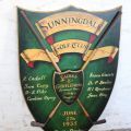 674440-1 Skylt "Sunningdale Solg Club"