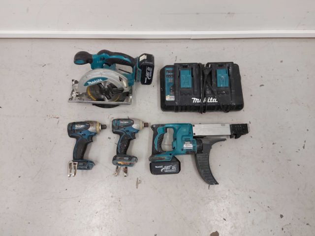 679041-1 Screwdriver 2x, circular saw, screwdriver Makita