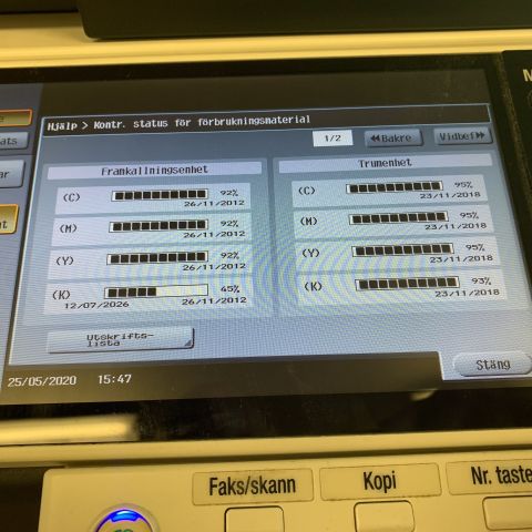 524430-6 Kontorsskrivare Konica Minolta bizhub C224