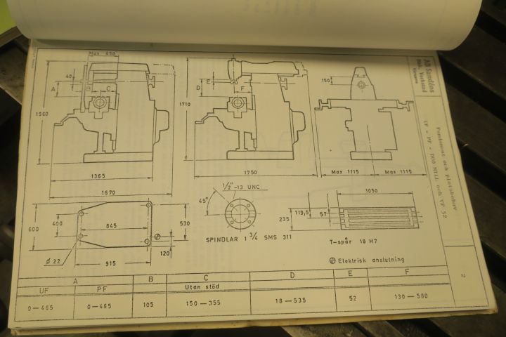 640617-25 Milling Sajo UF 52 DM