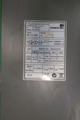 677345-3 Pin welding Migatronic Delta 140E (defective)