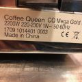 479932-5 CREM COFFEE QUEEN Mega Gold.  Manuell påfyllning av vatten