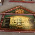 674860-1 Wooden board with motif "Wembley Stadium - Challenge Cup" (175x130 cm)
