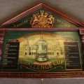 674860-2 Wooden board with motif "Wembley Stadium - Challenge Cup" (175x130 cm)