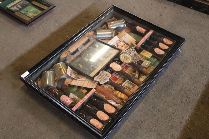 674872-2 Beer cupboard with beer / brewery (95x65 cm)