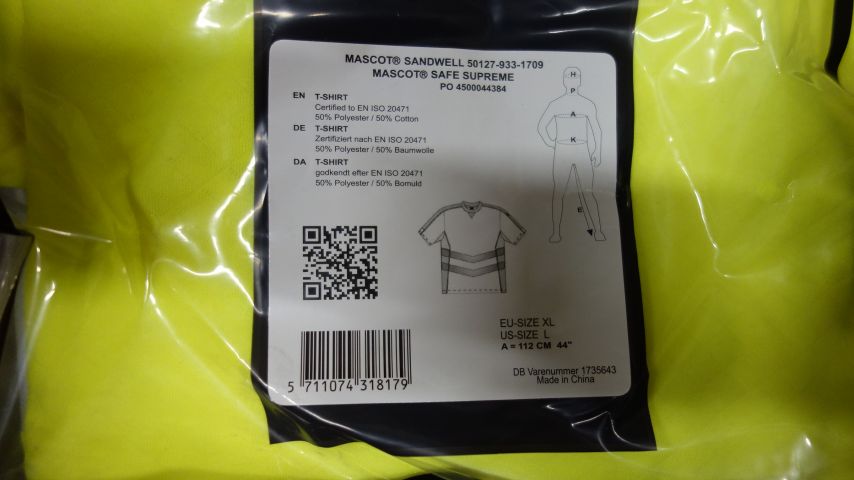 680083-2 2 pcs T-shirt Mascot Safe Supreme size: XL - Free shipping