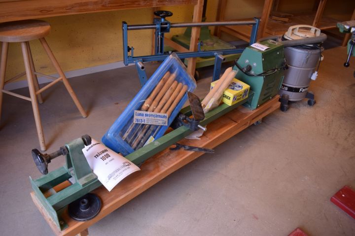 632746-3 Wood turning Clas Ohlson 1000 40-2900, with accessories