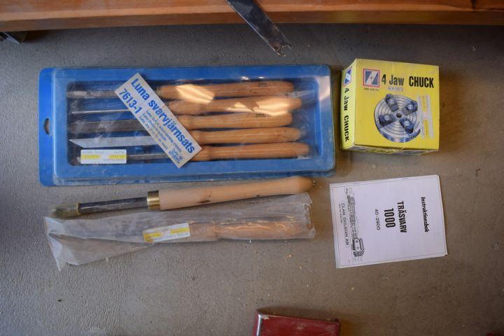 632746-6 Wood turning Clas Ohlson 1000 40-2900, with accessories