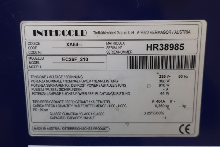 680309-5 Freezer Costan EC26F-210