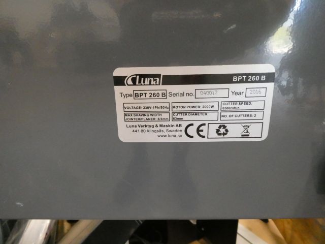 680316-3 2 pcs Combi rich & planer Luna BPT 260 B, Renovation object