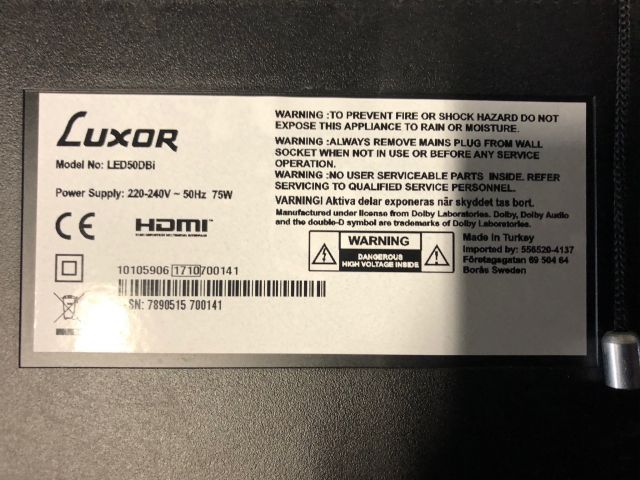 479986-3 Luxor LED DBi 50 "Smart TV