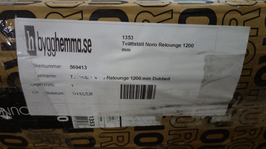 684716-2 Washbasin Noro Relounge 1200 mm