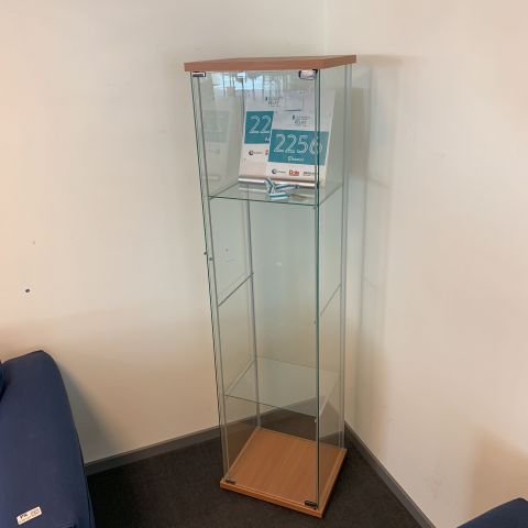 676130-1 Glass cabinet and ceiling light IKEA Dandelion